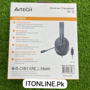 A4Tech HU-10 USB Stereo Headset Price in Pakistan | I.T. STORE - image 2
