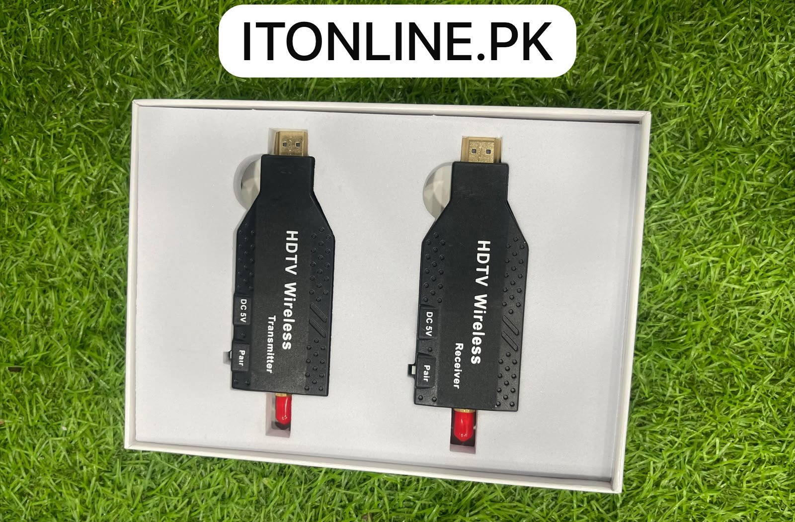 wireless hdtv extender sender and receiver 1080p packaging box itstore info