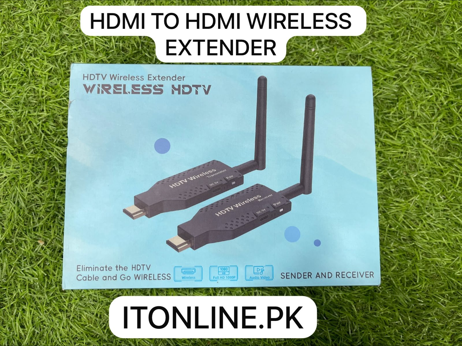 wireless hdmi transmitter and receiver sender extender kit inside box itonline p