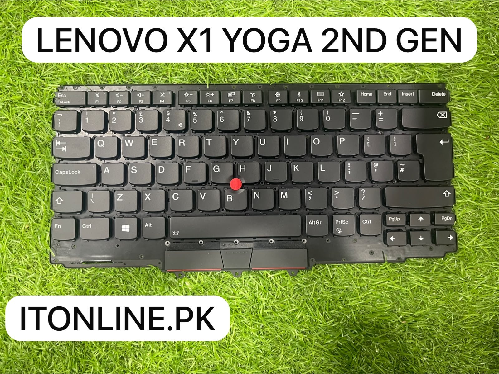 original lenovo thinkpad x1 yoga 2nd gen backlit keyboard front view trackpoint itonline pk