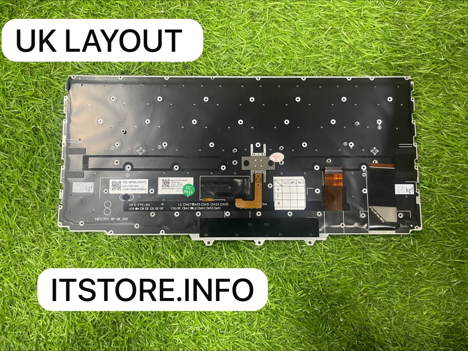 lenovo thinkpad x1 yoga 2nd gen uk layout keyboard back view ribbon cables itstore info