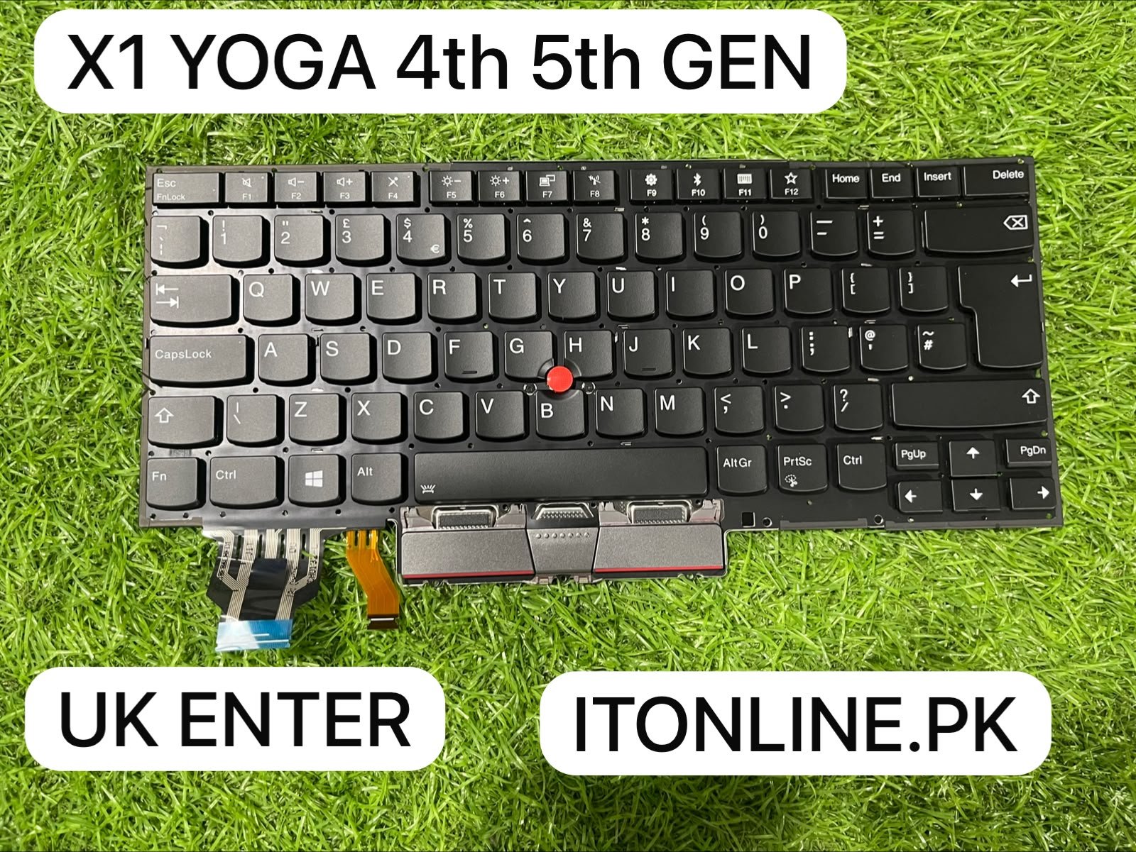 lenovo thinkpad x1 yoga 4th 5th gen backlit keyboard rear view 5120W73785 itstore info