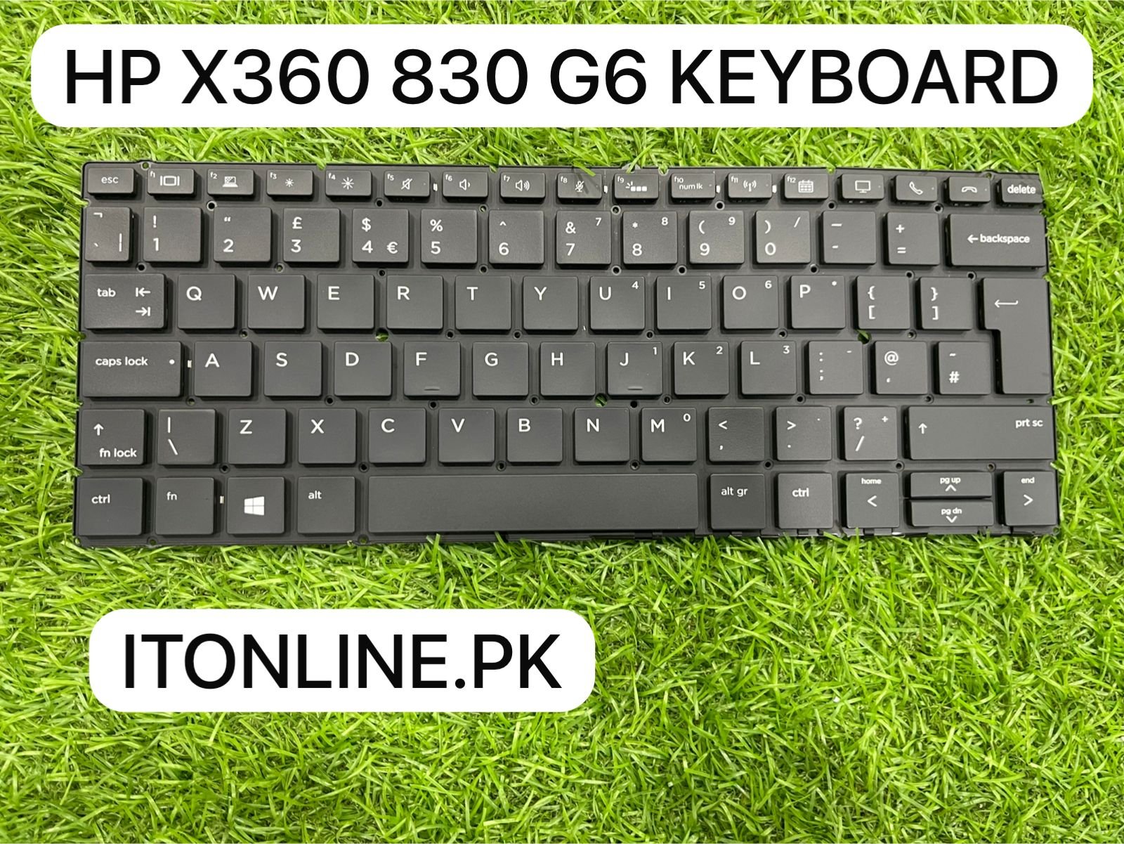 hp x360 830 g6 keyboard uk layout front view itonline pk