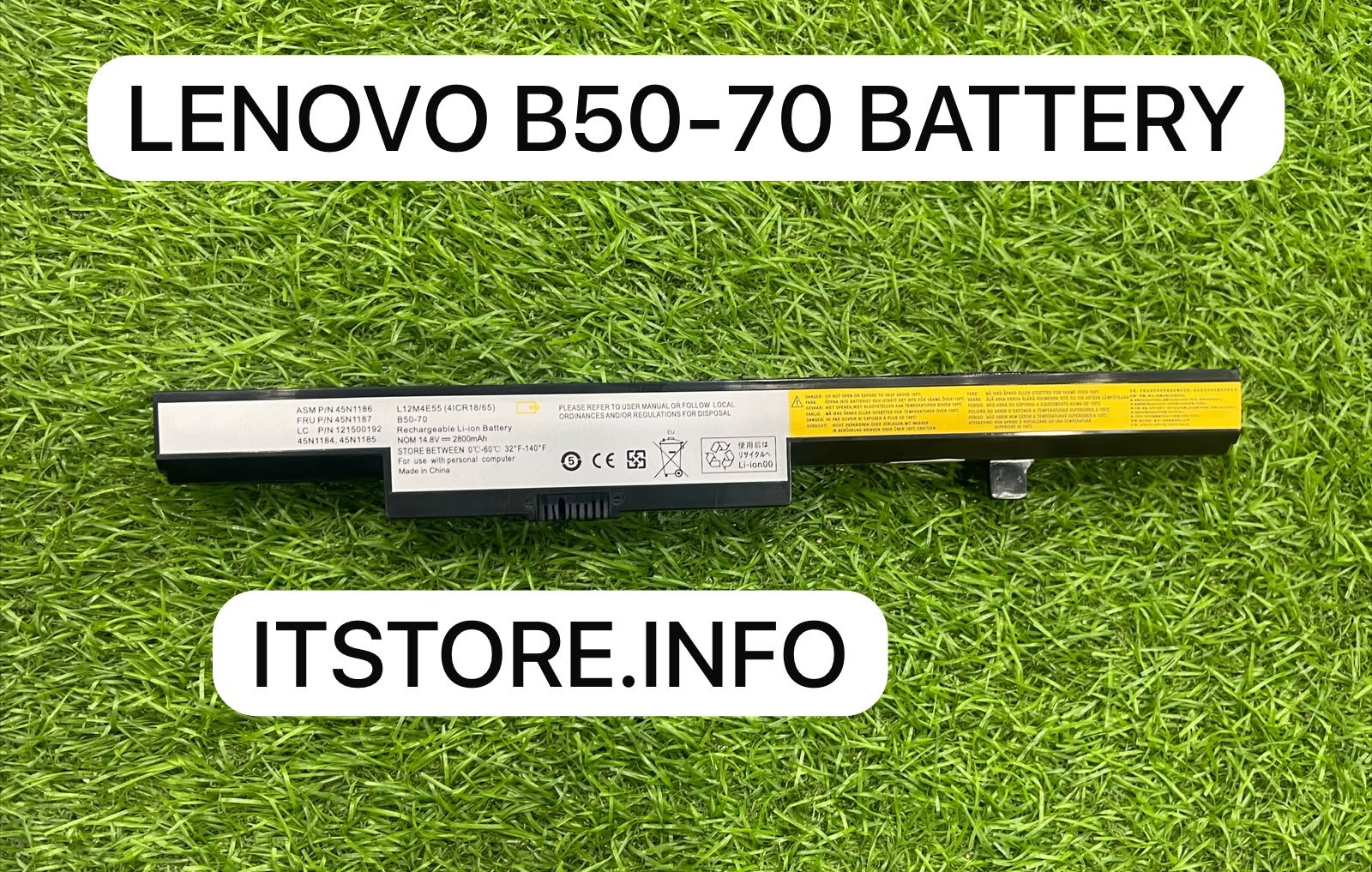 original lenovo b50 70 battery l12m4e55 label specs view itstore info