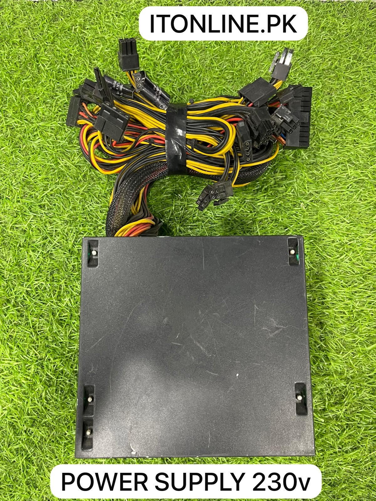 aone bit 800w power supply sleeved cables top view itonline pk