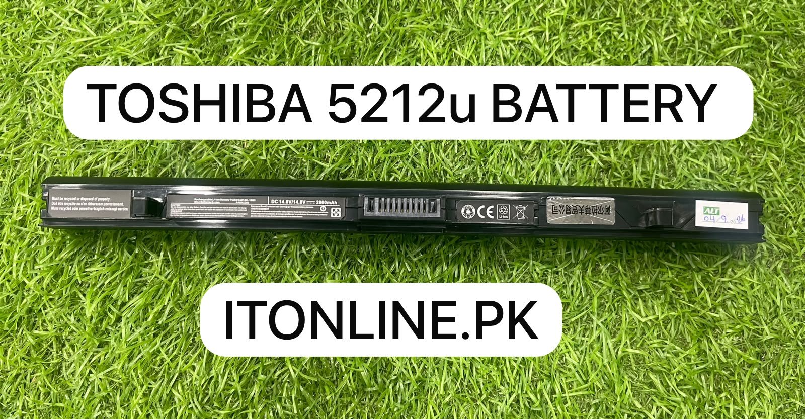 toshiba pa5212u 1brs laptop battery label specification view itonline pk