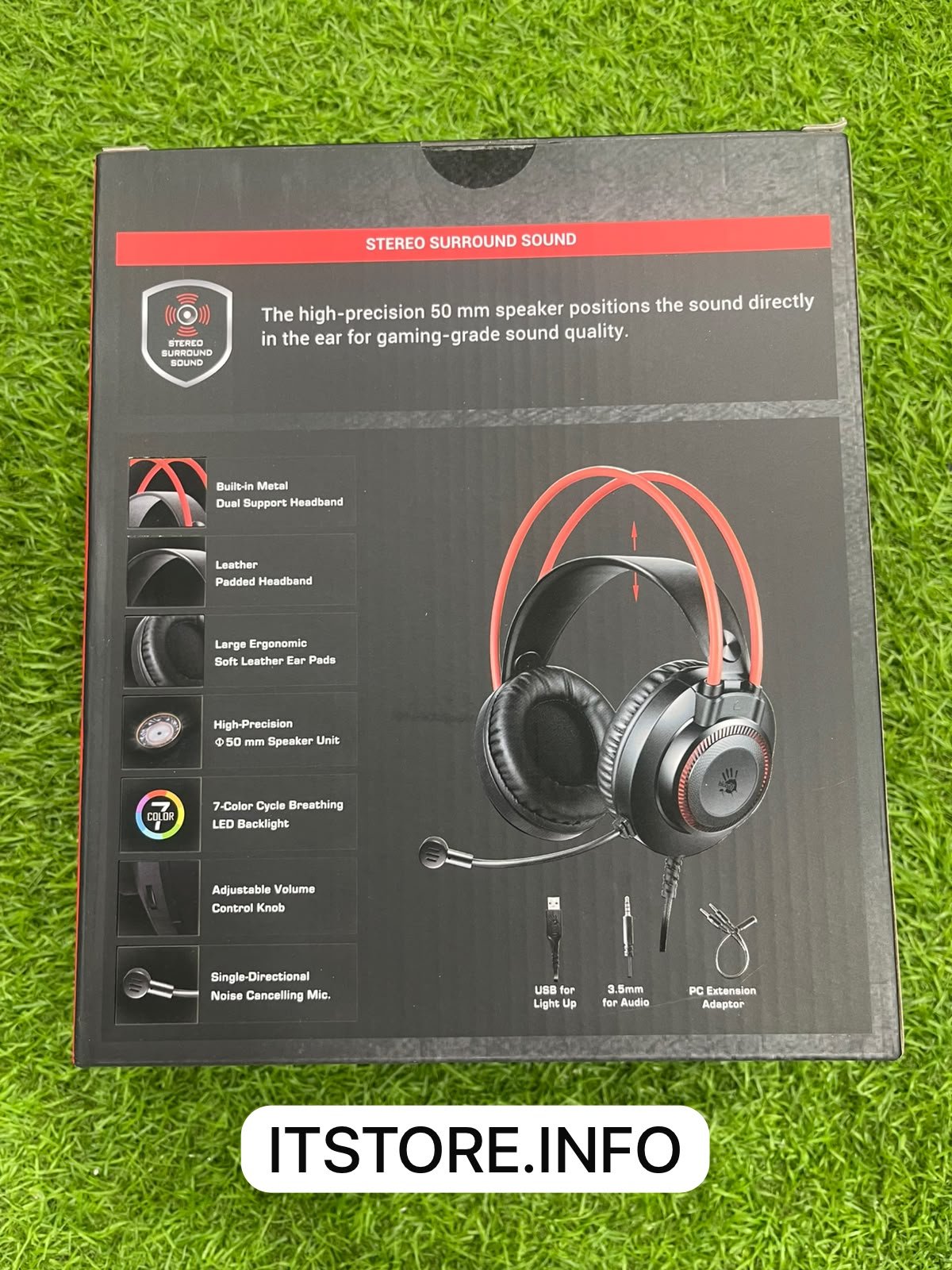bloody g200 50mm speaker features and connector details itstore info