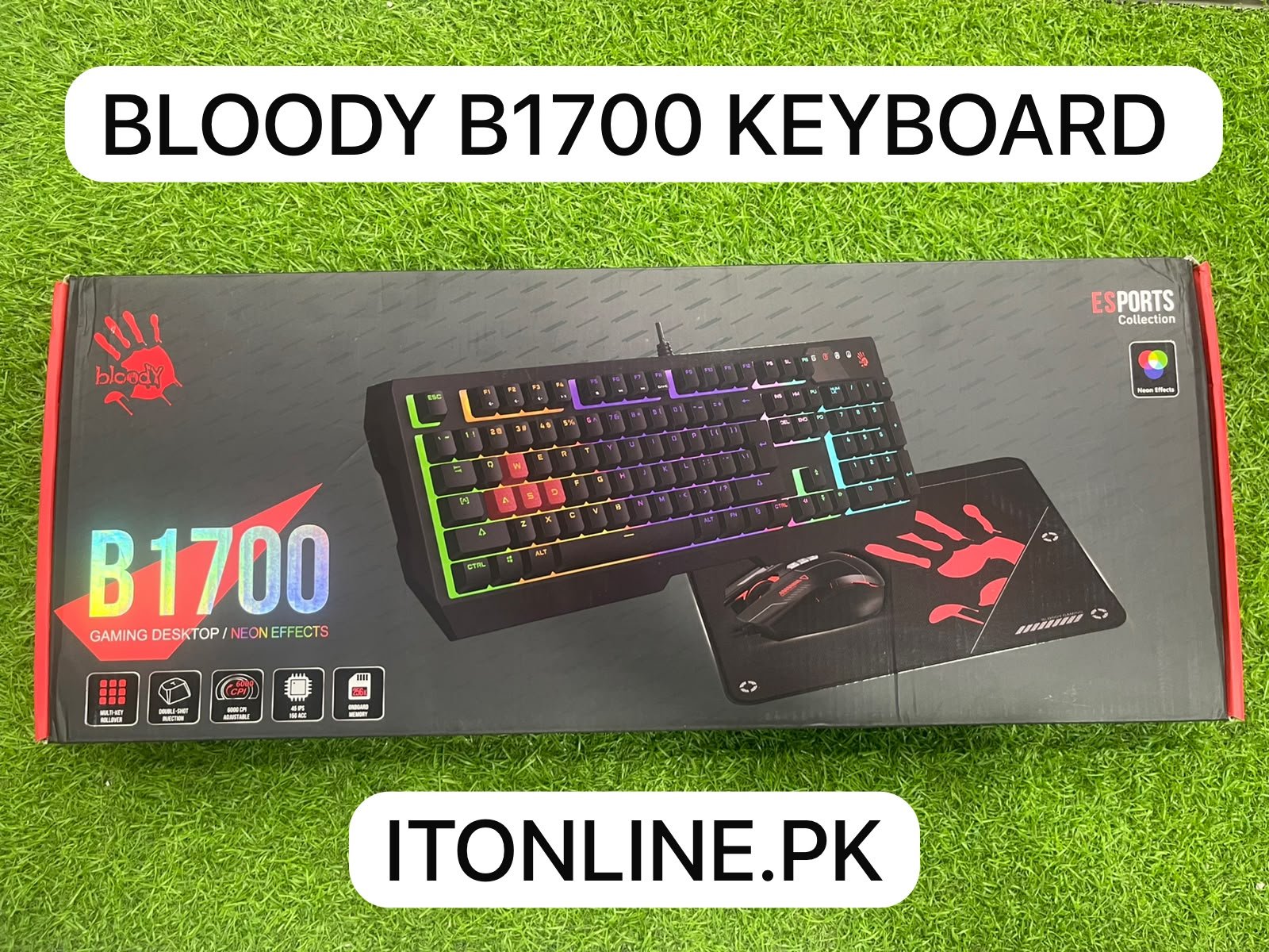 bloody b1700 esports gaming desktop combo box front view itonline pk