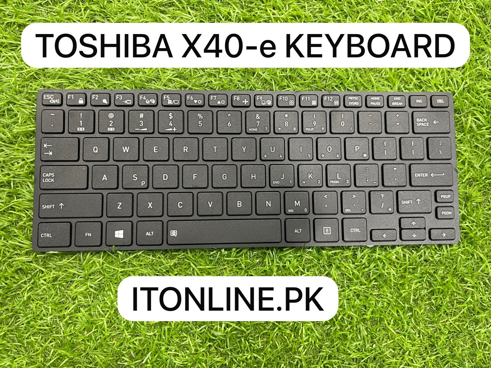 toshiba portege x40 e replacement laptop keyboard top view itonline pk