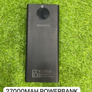romoss pea27 27000mah 65w fast charge power bank front view itonline pk