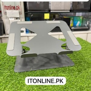aluminium adjustable laptop stand side angle view height adjustment itstore info