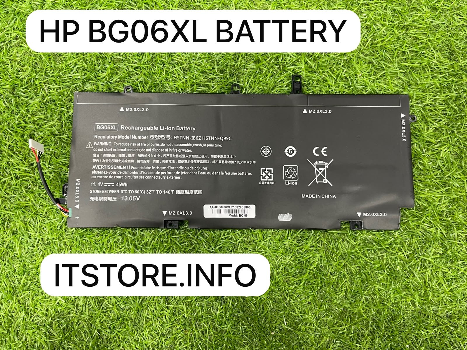 hp bg06xl original laptop battery specs label hstnn ib6z itonline pk
