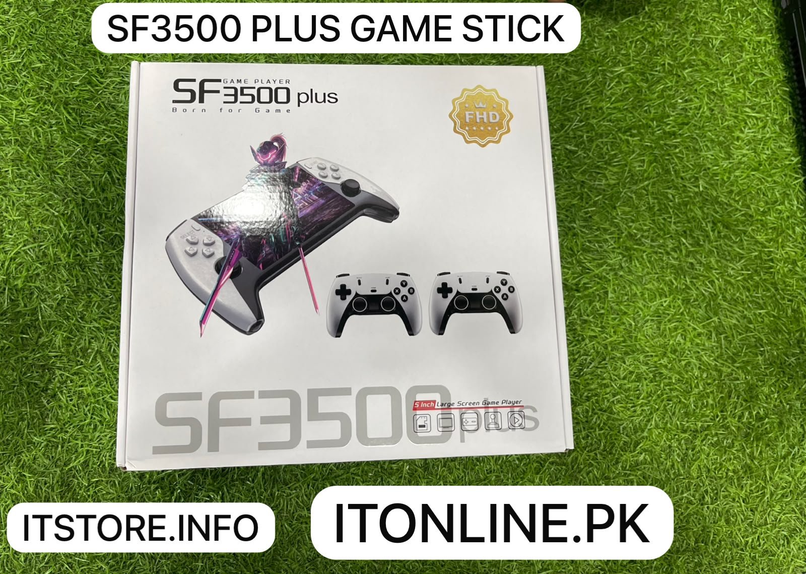 sf3500 plus game stick handheld console box front view itonline pk