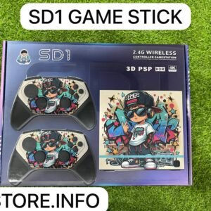 sd1 game stick wireless controllers and game station box front view itstore info